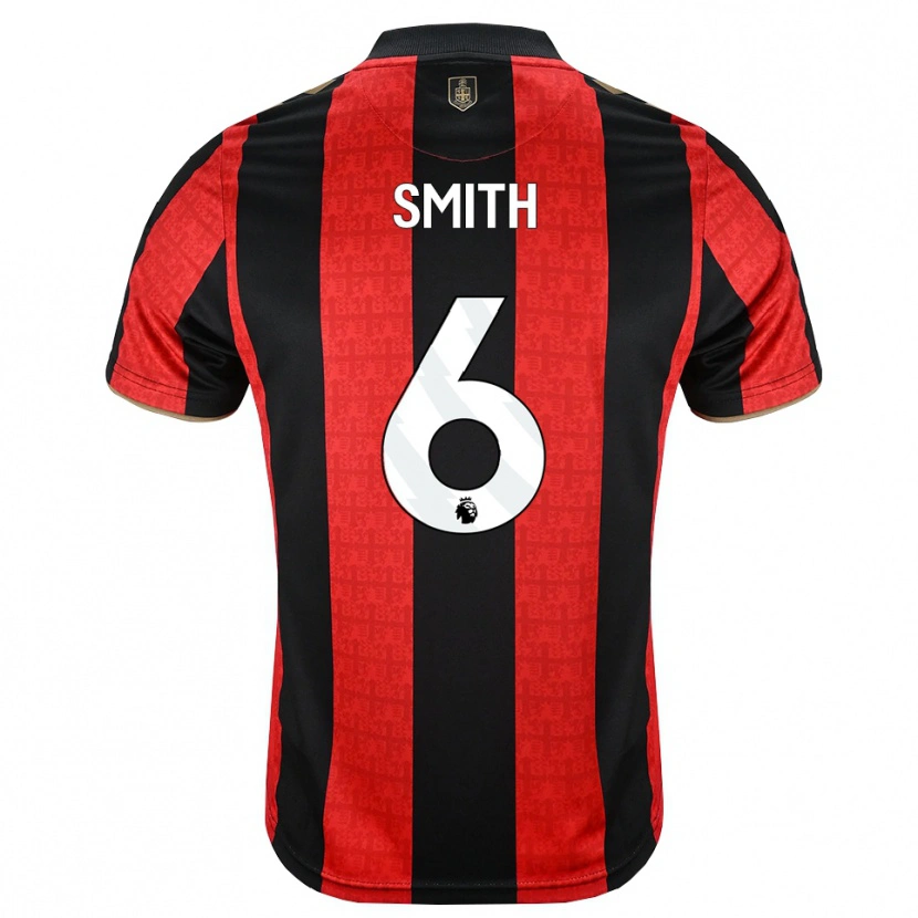 DanxenメンズMaisy Smith#6ゴールデンロッド レッド ブラックホームシャツ2026/27ジャージーユニフォーム