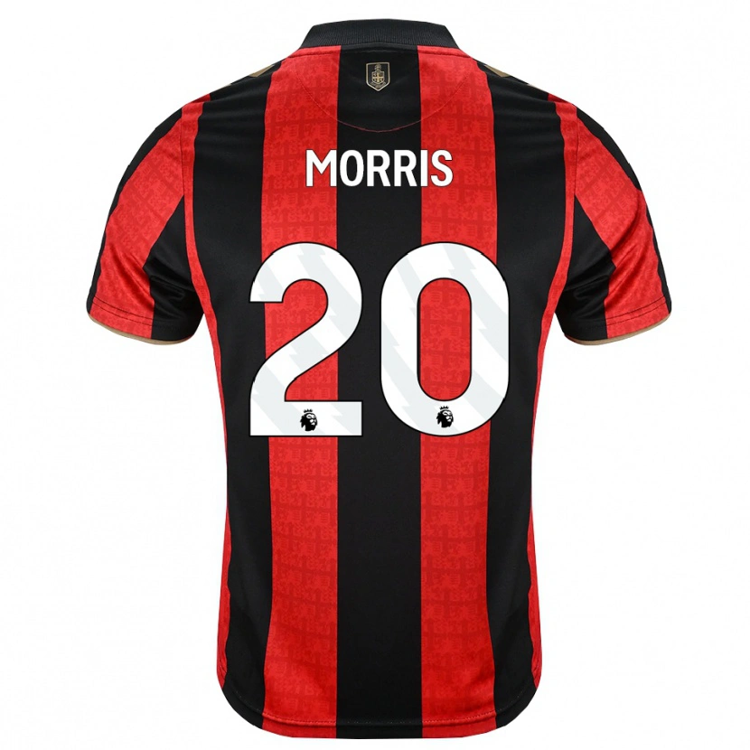 DanxenメンズCaitlin Morris#20ゴールデンロッド レッド ブラックホームシャツ2026/27ジャージーユニフォーム