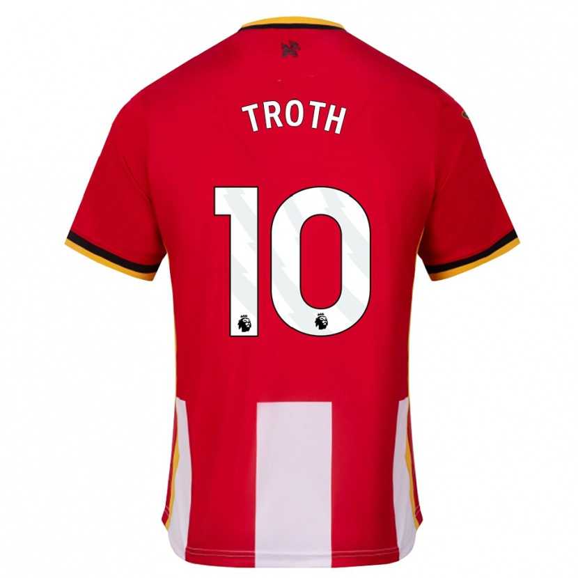DanxenメンズSophie Troth#10イエロー ブラック レッドホームシャツ2026/27ジャージーユニフォーム