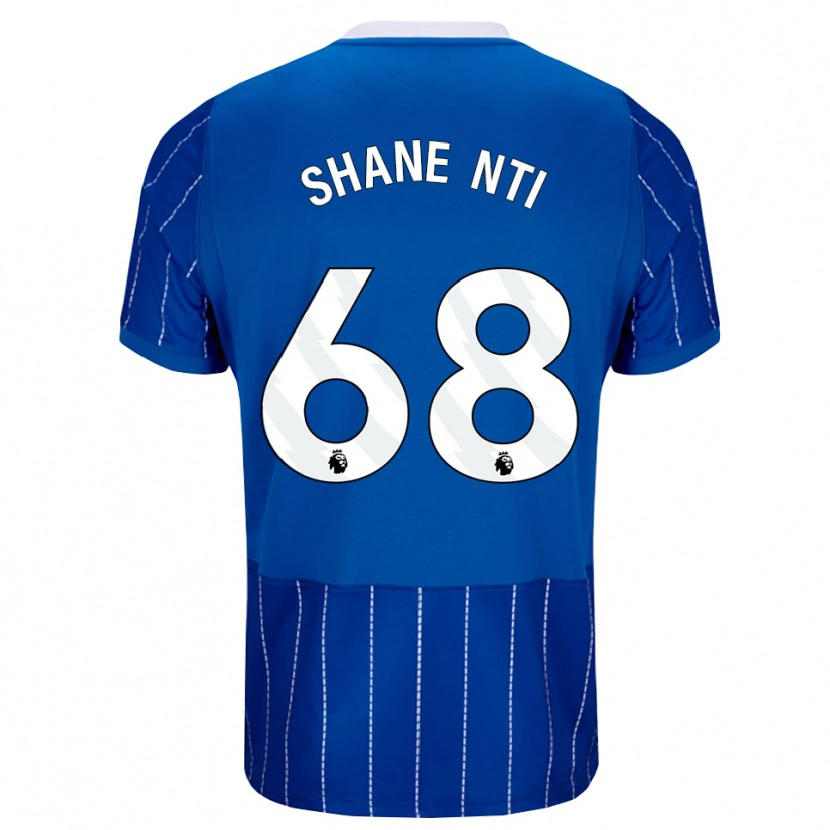 DanxenメンズShane Nti#68ミディアムブルー ホワイトホームシャツ2026/27ジャージーユニフォーム