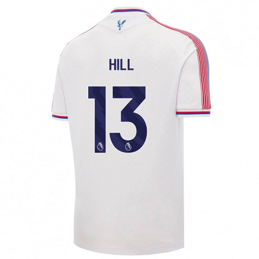 DanxenメンズMarcus Hill#13ホワイト レッド ブルーホームシャツ2026/27ジャージーユニフォーム