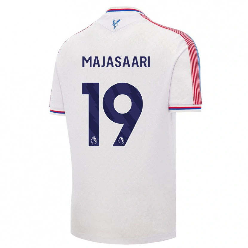 DanxenメンズMilla-Maj Majasaari#19ホワイト レッド ブルーホームシャツ2026/27ジャージーユニフォーム