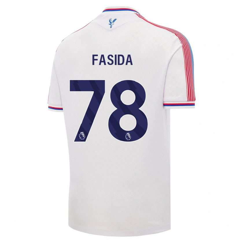 DanxenメンズJacob Fasida#78ホワイト レッド ブルーホームシャツ2026/27ジャージーユニフォーム