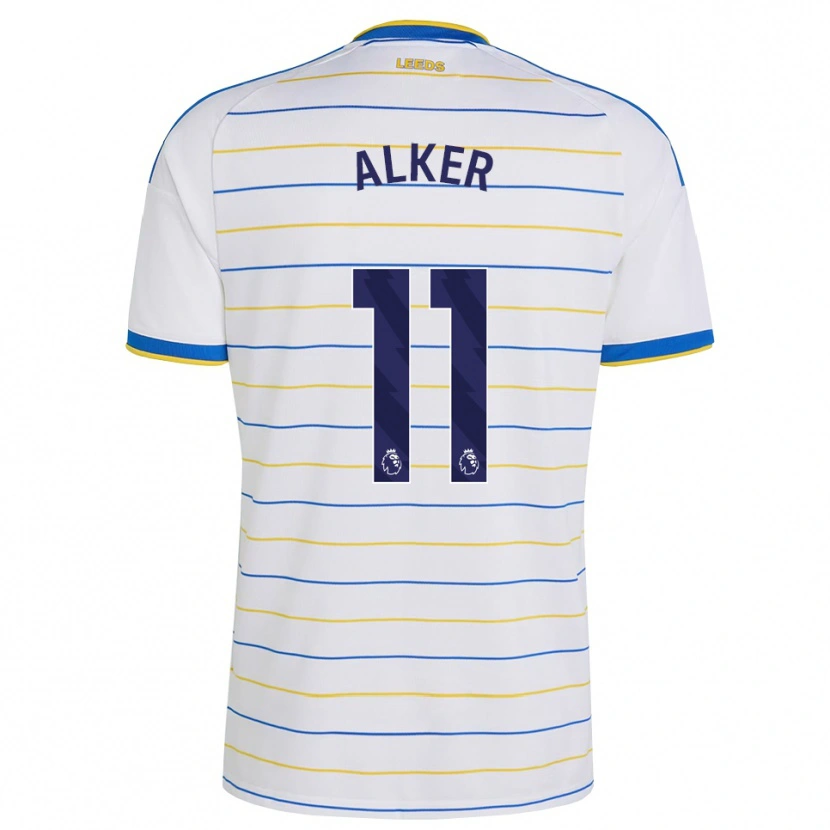 DanxenメンズSamuel Alker#11レッド イエロー ブルーホームシャツ2026/27ジャージーユニフォーム