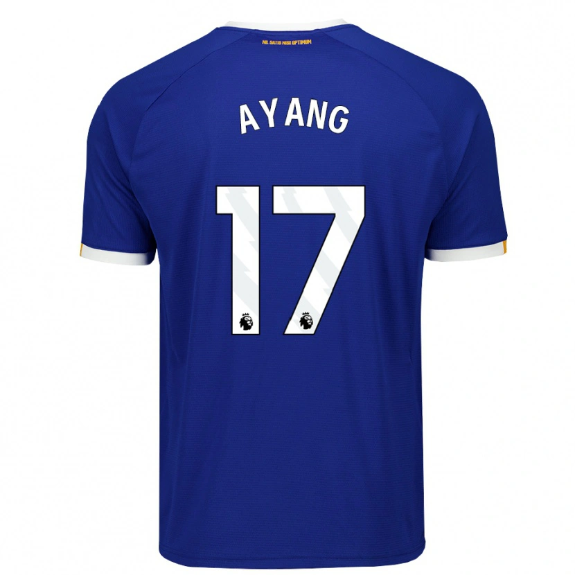 DanxenメンズGodswill Ayang#17ブルー ホワイトイエローホームシャツ2026/27ジャージーユニフォーム