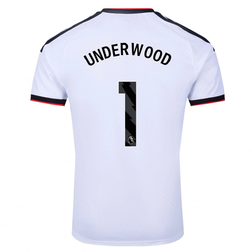 DanxenメンズMarco Underwood#1ホワイト ブラックレッドホームシャツ2026/27ジャージーユニフォーム