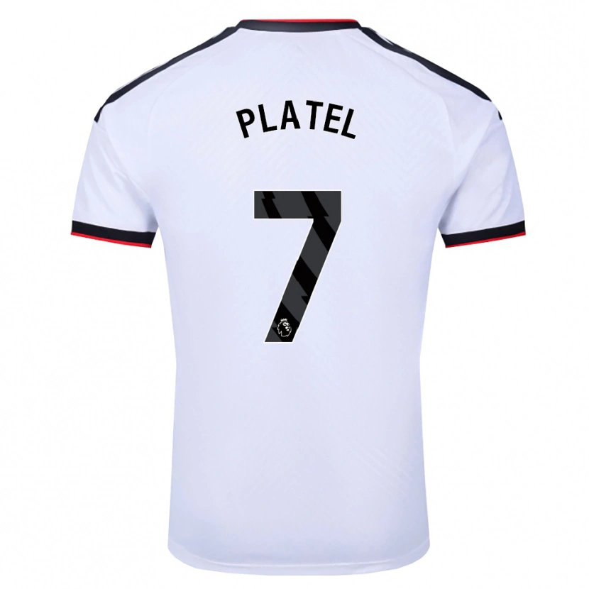 DanxenメンズHarley Platel#7ホワイト ブラックレッドホームシャツ2026/27ジャージーユニフォーム