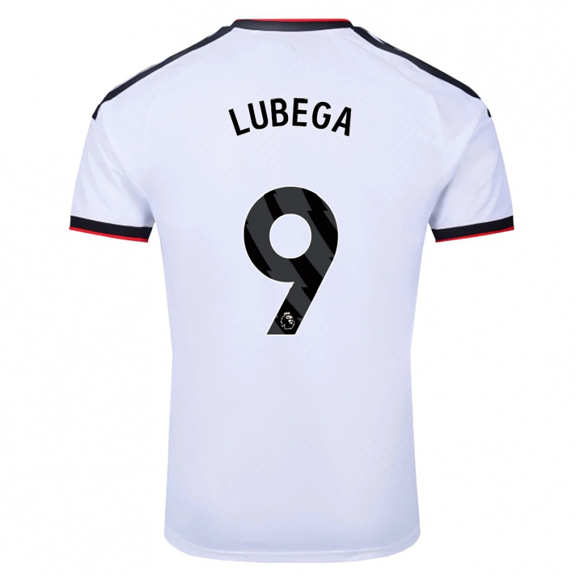 DanxenメンズBashil Lubega#9ホワイト ブラックレッドホームシャツ2026/27ジャージーユニフォーム