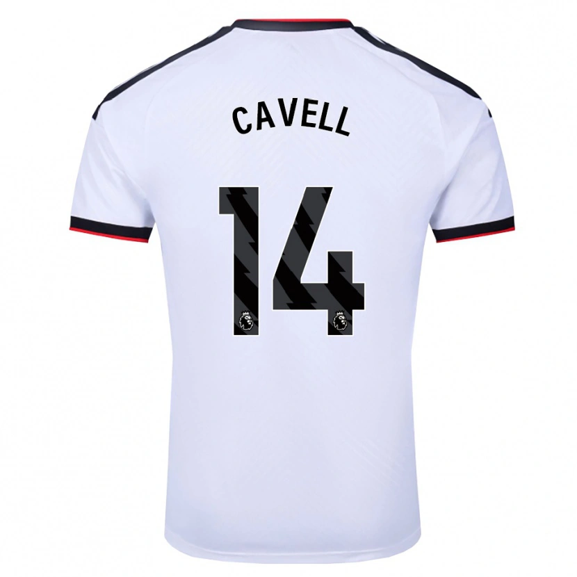 DanxenメンズTarrell Cavell#14ホワイト ブラックレッドホームシャツ2026/27ジャージーユニフォーム