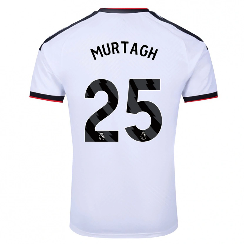 DanxenメンズRuby Murtagh#25ホワイト ブラックレッドホームシャツ2026/27ジャージーユニフォーム