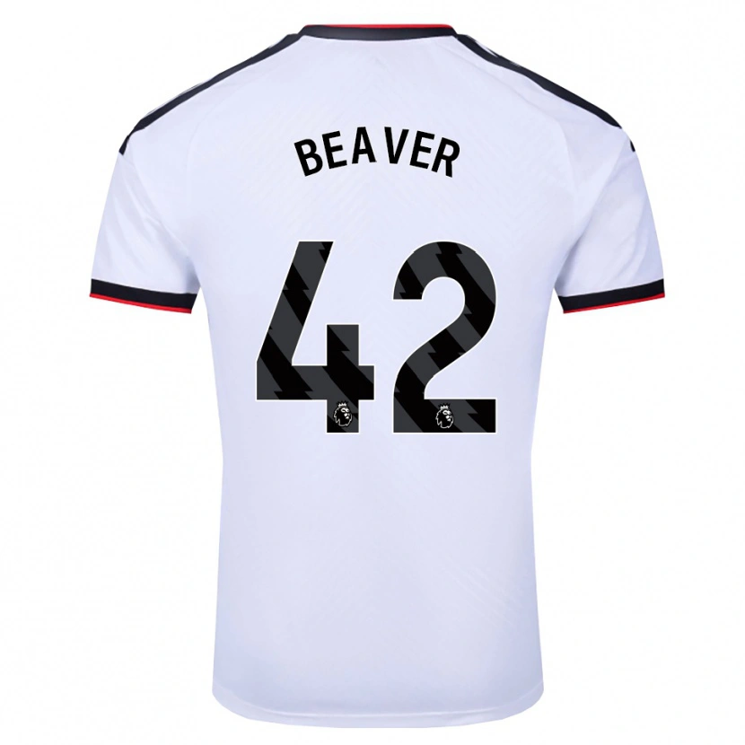 DanxenメンズCat Beaver#42ホワイト ブラックレッドホームシャツ2026/27ジャージーユニフォーム