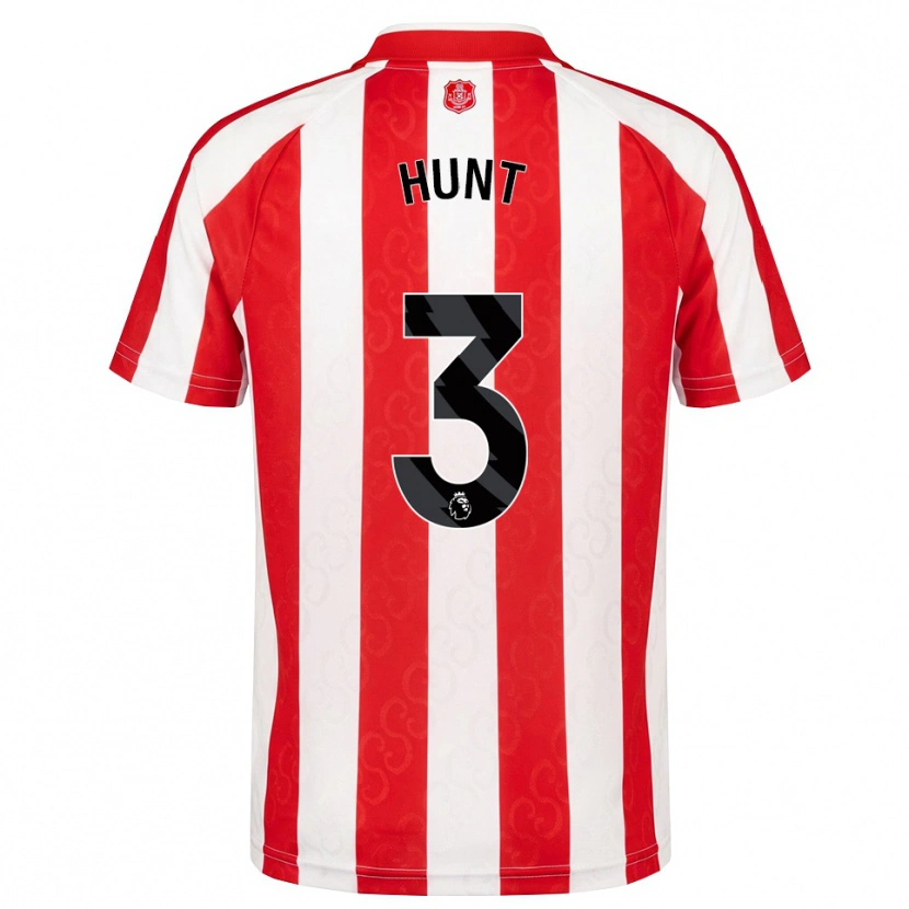 DanxenメンズLiam Hunt#3レッド ホワイトブラックホームシャツ2026/27ジャージーユニフォーム