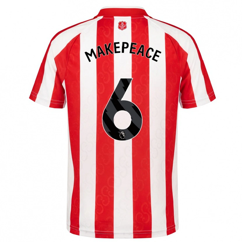 DanxenメンズJoe Makepeace#6レッド ホワイトブラックホームシャツ2026/27ジャージーユニフォーム
