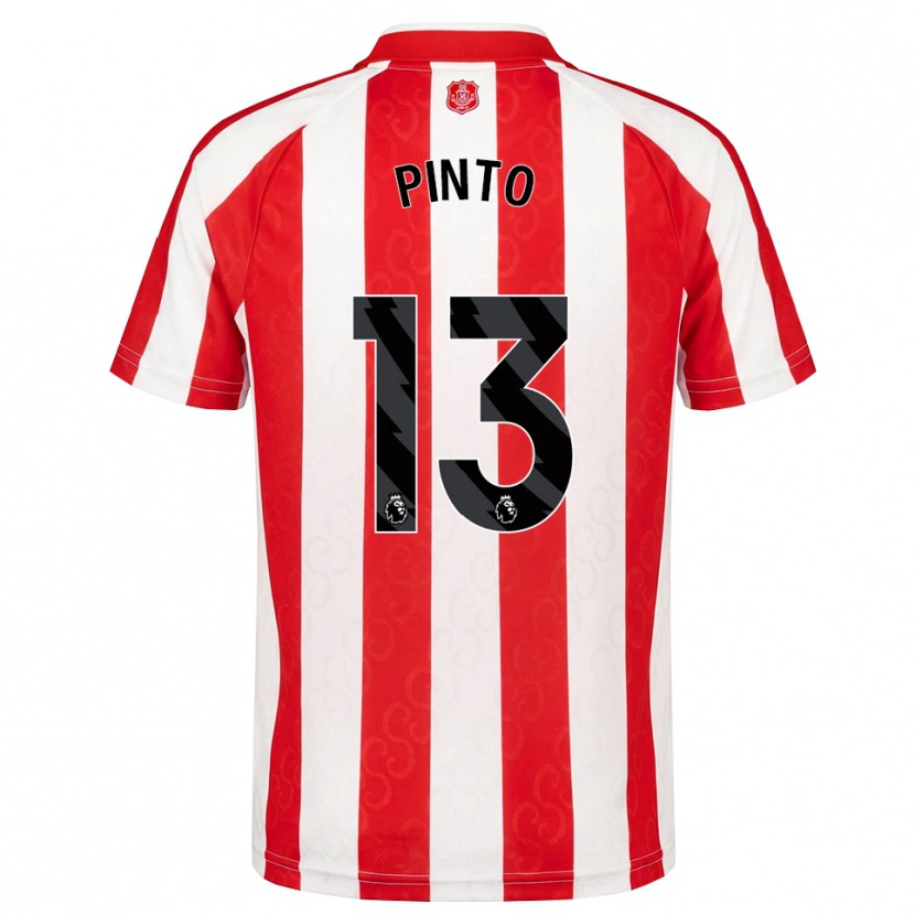 DanxenメンズElias Pinto#13レッド ホワイトブラックホームシャツ2026/27ジャージーユニフォーム
