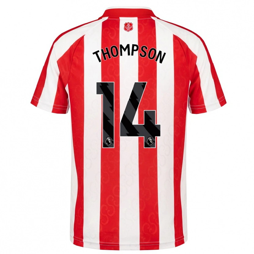 DanxenメンズHarvey Thompson#14レッド ホワイトブラックホームシャツ2026/27ジャージーユニフォーム