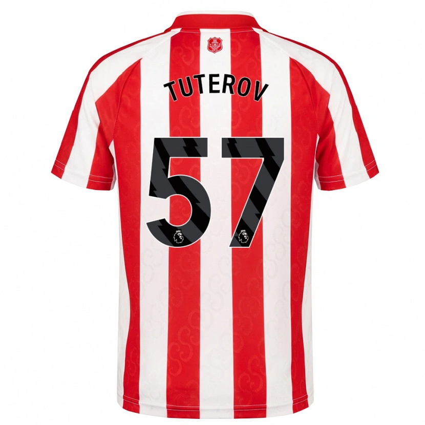 DanxenメンズTimur Tuterov#57レッド ホワイトブラックホームシャツ2026/27ジャージーユニフォーム