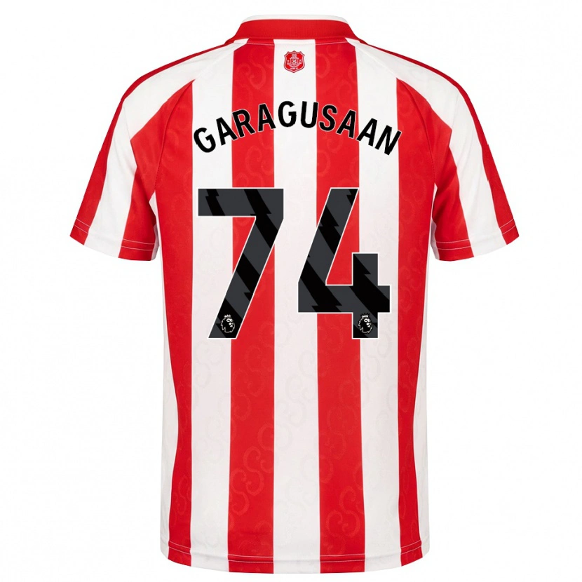 DanxenメンズFinn Geragusyan#74レッド ホワイトブラックホームシャツ2026/27ジャージーユニフォーム