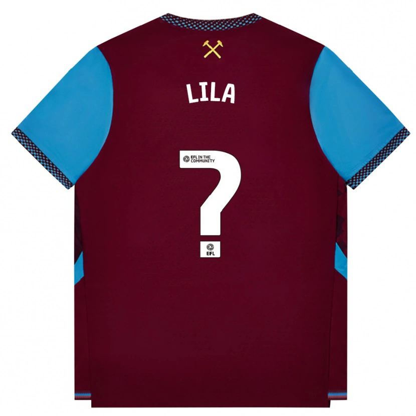 DanxenメンズChristian Lila#0バーガンディ コーンフラワーブルーホームシャツ2026/27ジャージーユニフォーム