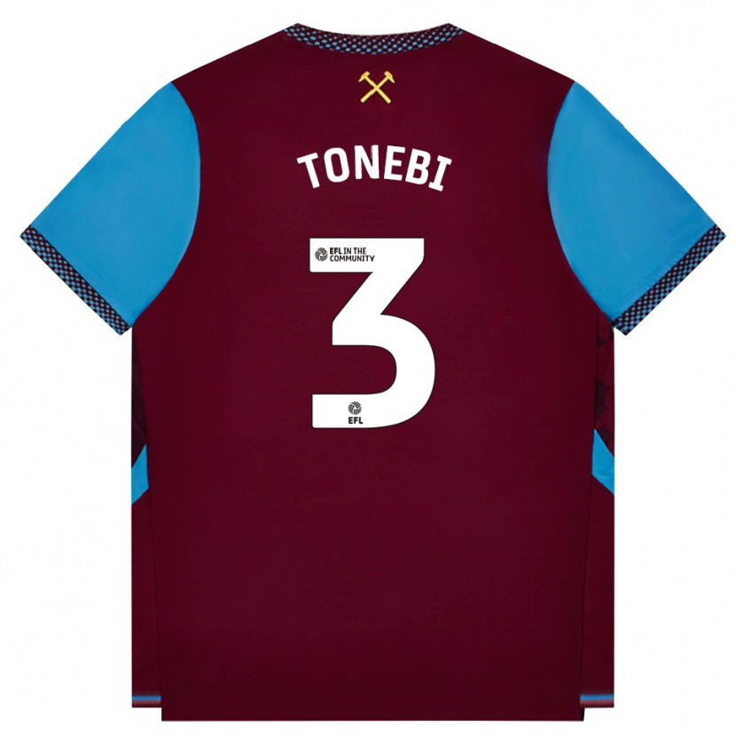 DanxenメンズConcilio Tonebi#3バーガンディ コーンフラワーブルーホームシャツ2026/27ジャージーユニフォーム