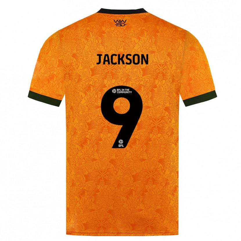 DanxenメンズRicky Jackson#9オレンジ ブラックホームシャツ2026/27ジャージーユニフォーム
