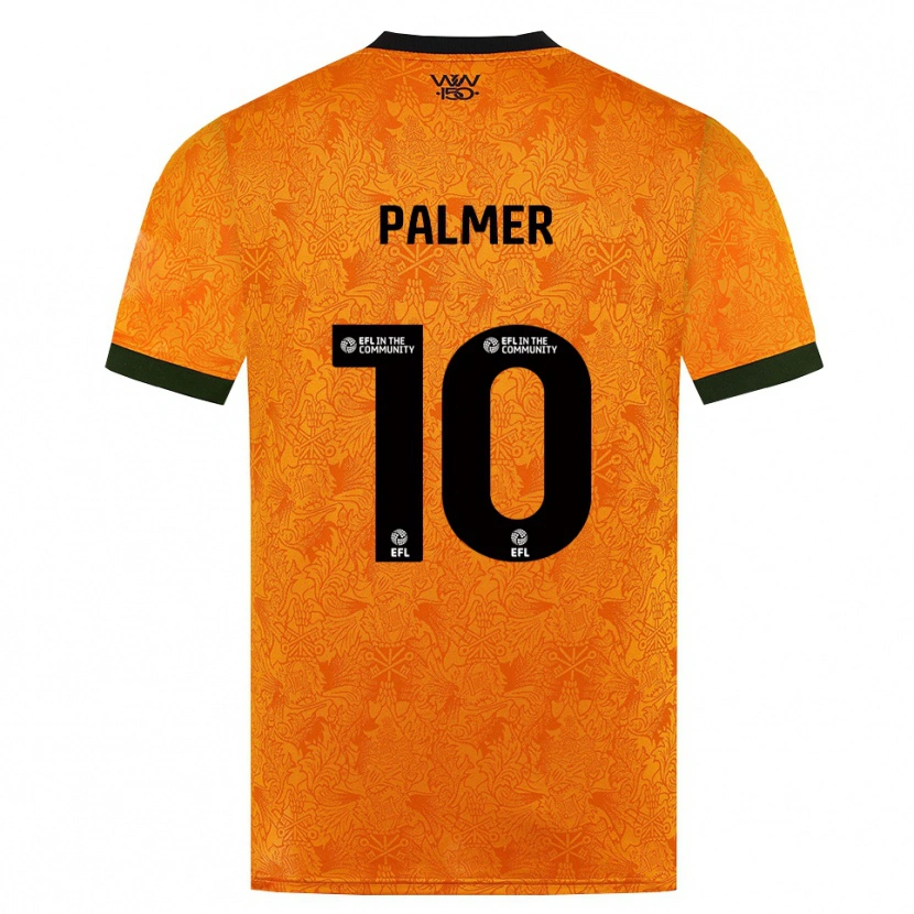 DanxenメンズJamila Palmer#10オレンジ ブラックホームシャツ2026/27ジャージーユニフォーム