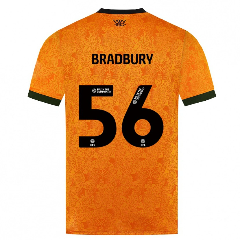 DanxenメンズMakenzie Bradbury#56オレンジ ブラックホームシャツ2026/27ジャージーユニフォーム
