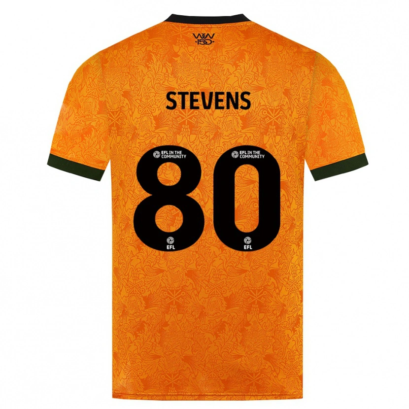 DanxenメンズMason Stevens#80オレンジ ブラックホームシャツ2026/27ジャージーユニフォーム