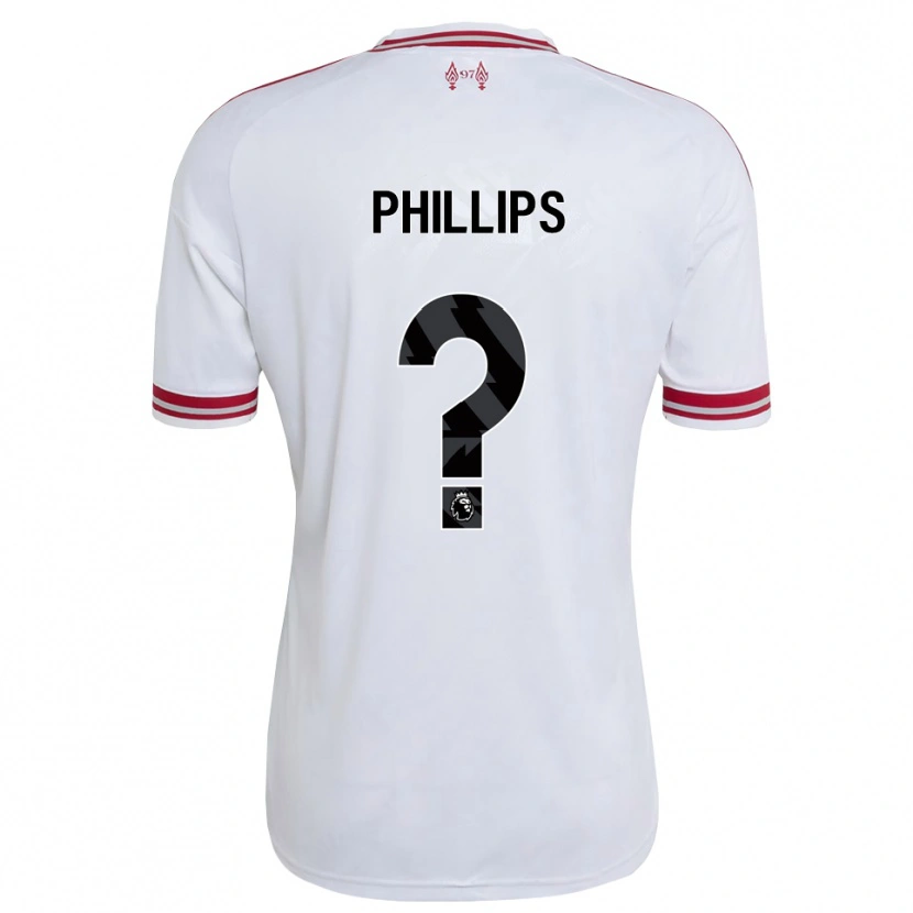 DanxenメンズCharlie Phillips#0レッド ホワイトアウェイシャツ2026/27ジャージーユニフォーム
