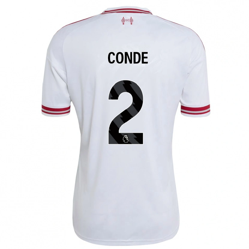 DanxenメンズLenix Conde#2レッド ホワイトアウェイシャツ2026/27ジャージーユニフォーム