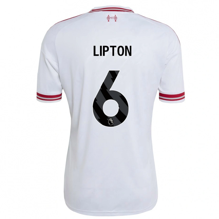 DanxenメンズJoe Lipton#6レッド ホワイトアウェイシャツ2026/27ジャージーユニフォーム