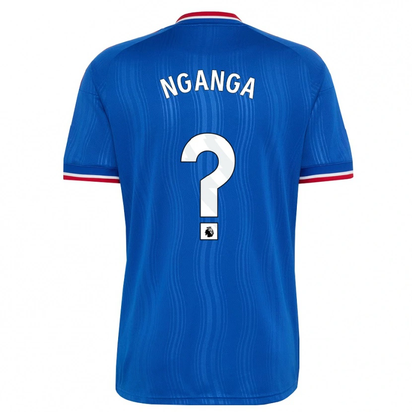 DanxenメンズJodie Nganga#0ブルー ホワイトレッドアウェイシャツ2026/27ジャージーユニフォーム