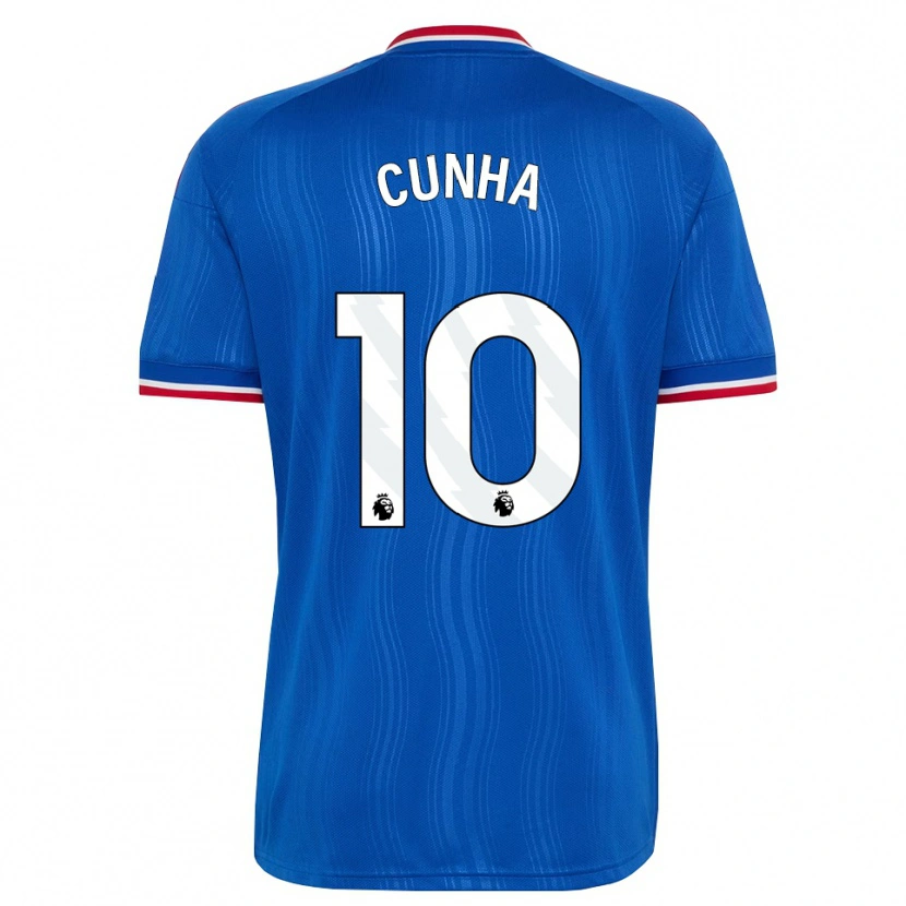Danxenメンズマテウス・サントス・カルネイロ・ダ・クーニャ#10ブルー ホワイトレッドアウェイシャツ2026/27ジャージーユニフォーム