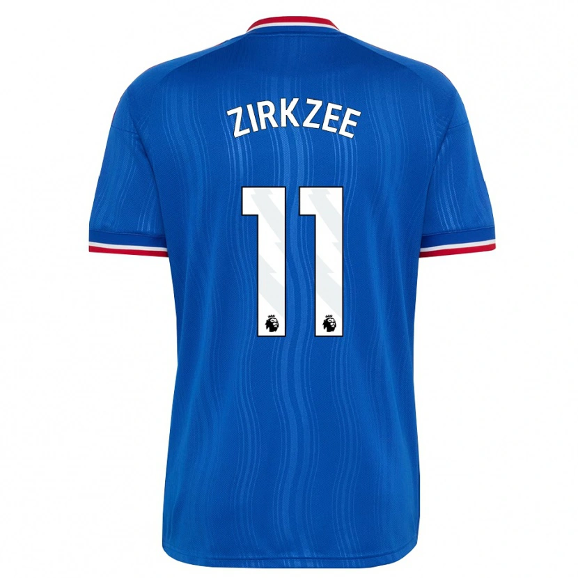 Danxenメンズジョシュア・ザークツィー#11ブルー ホワイトレッドアウェイシャツ2026/27ジャージーユニフォーム