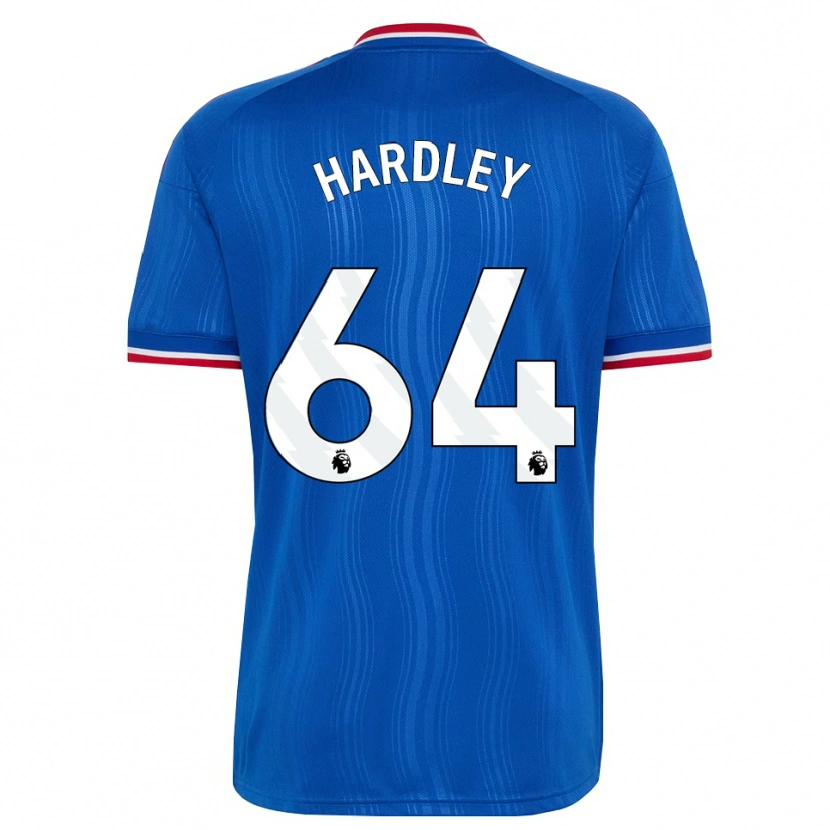 Danxenメンズビョルン・ハードリー#64ブルー ホワイトレッドアウェイシャツ2026/27ジャージーユニフォーム