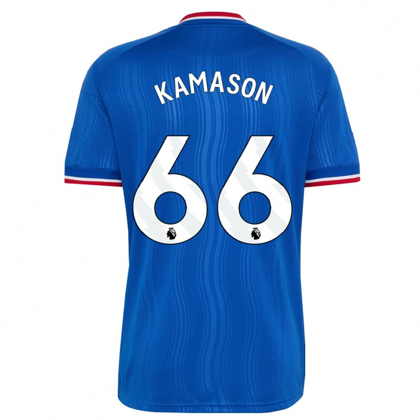 DanxenメンズJaydan Kamason#66ブルー ホワイトレッドアウェイシャツ2026/27ジャージーユニフォーム