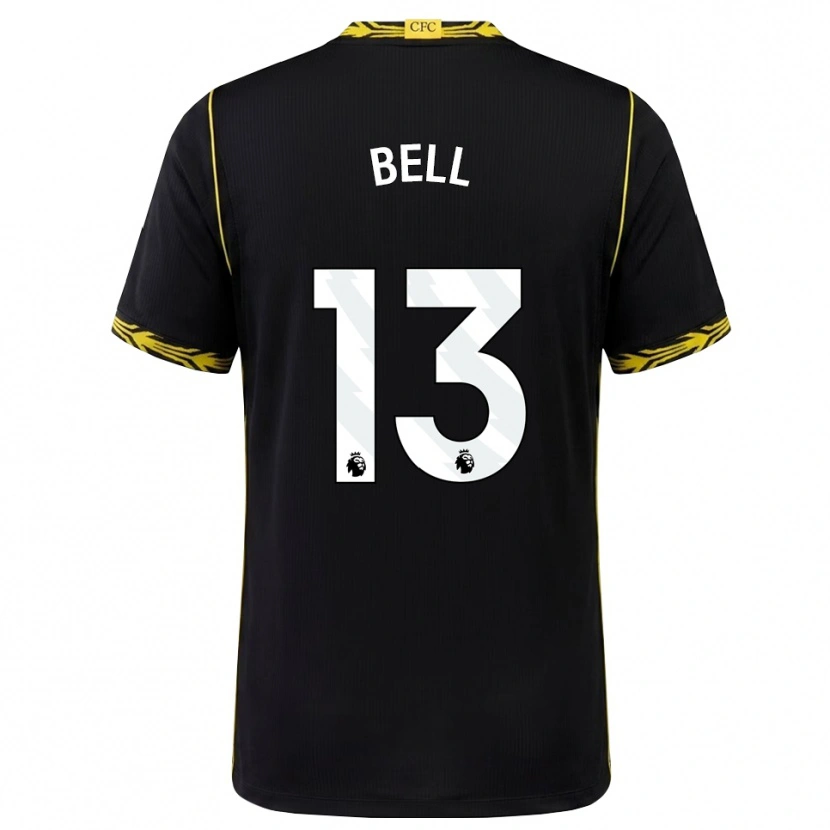 DanxenメンズToby Bell#13ブラック イエローアウェイシャツ2026/27ジャージーユニフォーム