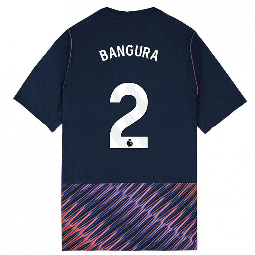 DanxenメンズSamal Bangura#2ロイヤルブルー ホワイトアウェイシャツ2026/27ジャージーユニフォーム