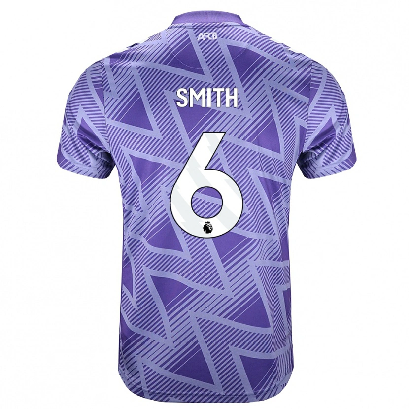 DanxenメンズMaisy Smith#6ペールヴァイオレットレッド ホワイトアウェイシャツ2026/27ジャージーユニフォーム