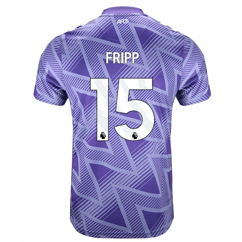 DanxenメンズKelly Fripp#15ペールヴァイオレットレッド ホワイトアウェイシャツ2026/27ジャージーユニフォーム