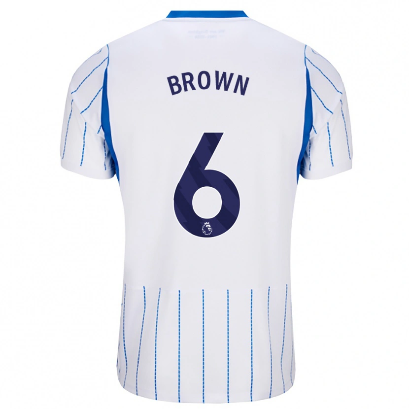 DanxenメンズHarrison Brown#6ドジャーブルー ホワイトアウェイシャツ2026/27ジャージーユニフォーム