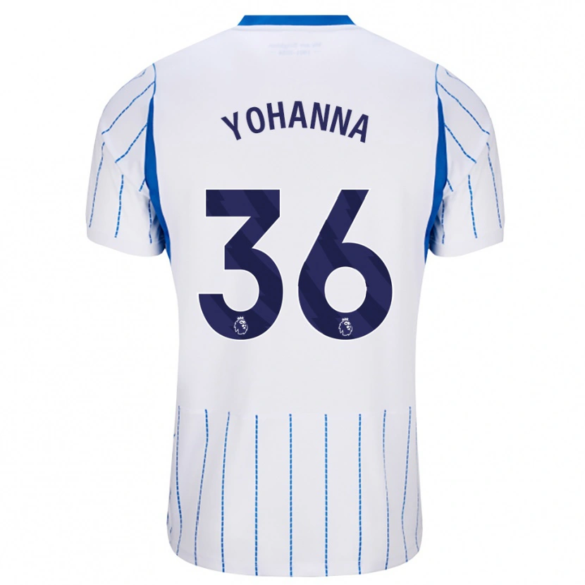 DanxenメンズZadok Yohanna#36ドジャーブルー ホワイトアウェイシャツ2026/27ジャージーユニフォーム