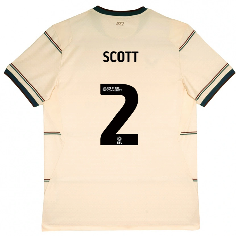 DanxenメンズCameron Scott#2ベージュ バーガンディアウェイシャツ2026/27ジャージーユニフォーム