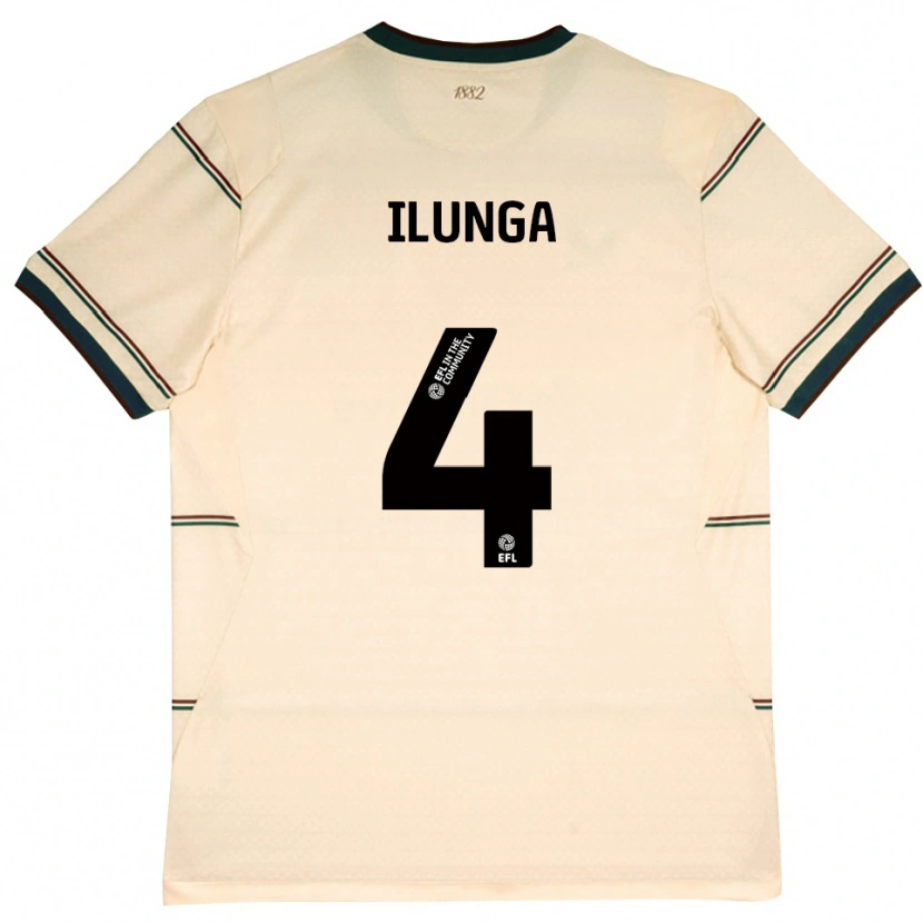 DanxenメンズGlen Ilunga#4ベージュ バーガンディアウェイシャツ2026/27ジャージーユニフォーム