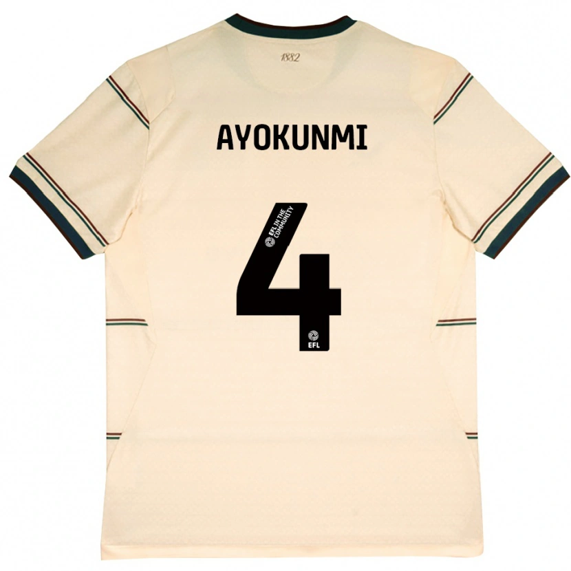 DanxenメンズDarren Ayokunmi#4ベージュ バーガンディアウェイシャツ2026/27ジャージーユニフォーム