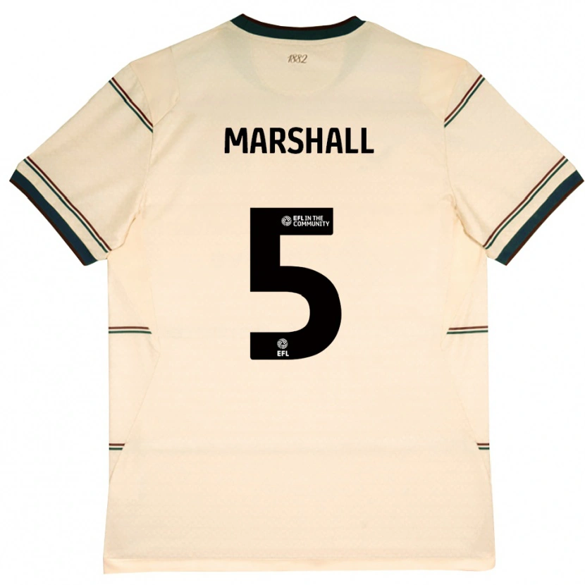 DanxenメンズGeorgia Marshall#5ベージュ バーガンディアウェイシャツ2026/27ジャージーユニフォーム