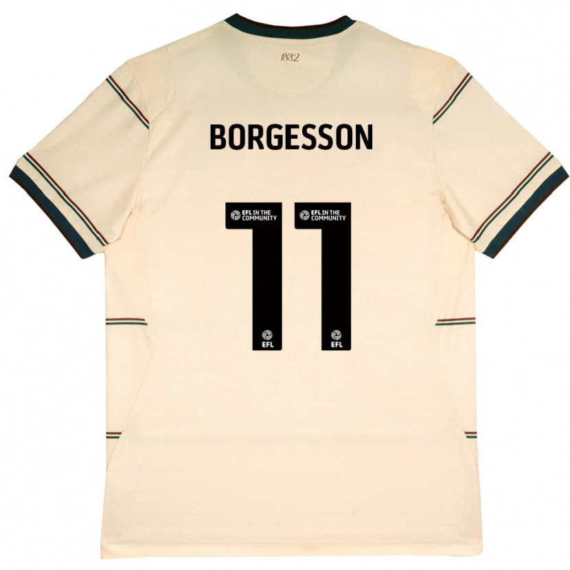 DanxenメンズBlayz Borgesson#11ベージュ バーガンディアウェイシャツ2026/27ジャージーユニフォーム