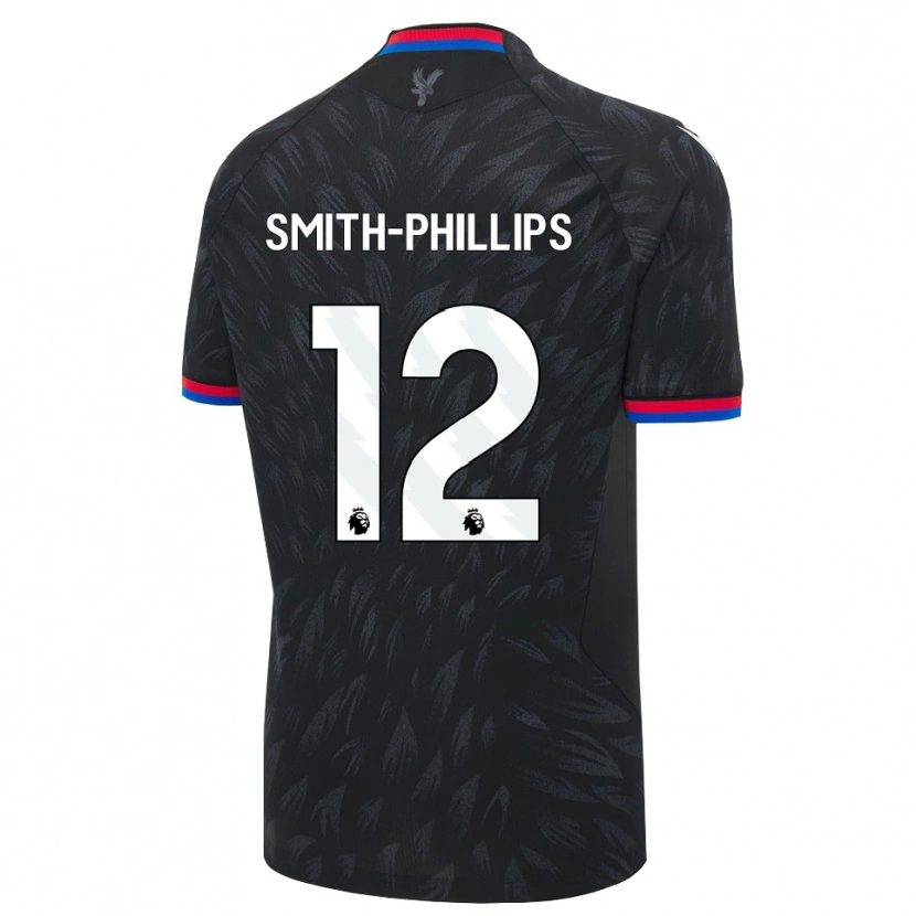DanxenメンズKairo Smith-Phillips#12ブラック ブルー レッドアウェイシャツ2026/27ジャージーユニフォーム