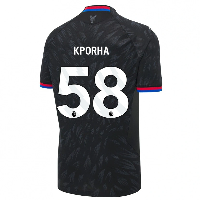 Danxenメンズケイレブ・クポルハ#58ブラック ブルー レッドアウェイシャツ2026/27ジャージーユニフォーム