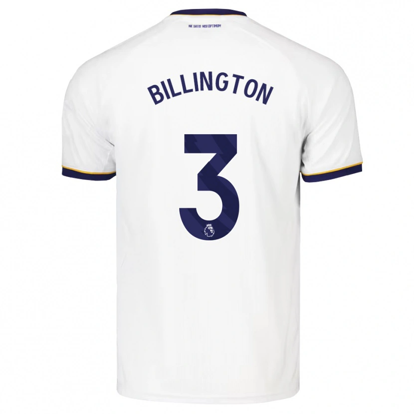DanxenメンズHarvey Billington#3ミッドナイトブルー ホワイト イエローアウェイシャツ2026/27ジャージーユニフォーム