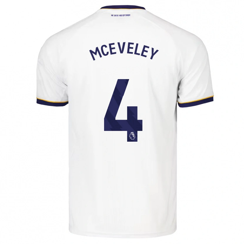 DanxenメンズHarlow Mceveley#4ミッドナイトブルー ホワイト イエローアウェイシャツ2026/27ジャージーユニフォーム